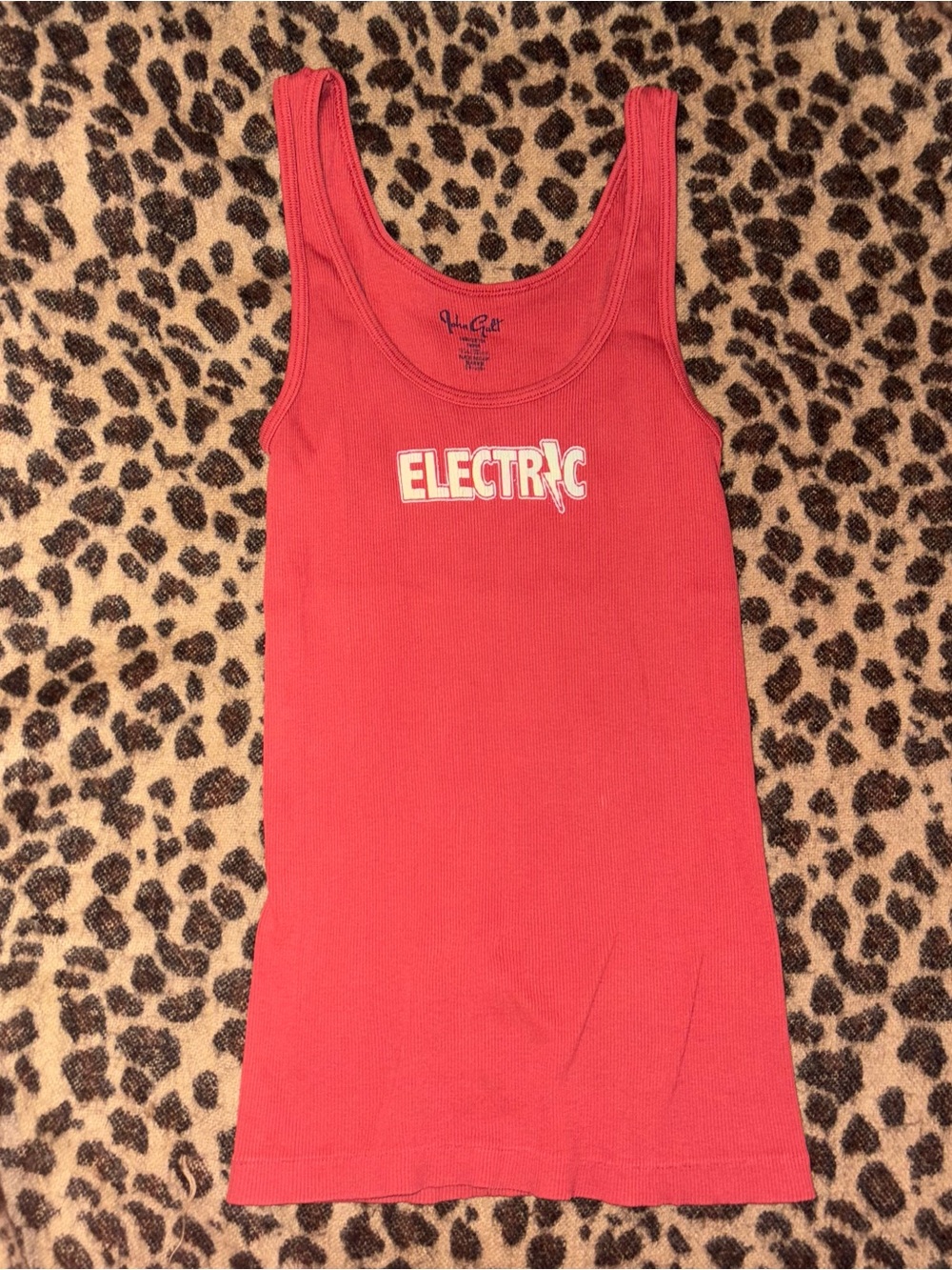 brandy melville beyonca electric tank top cotton
